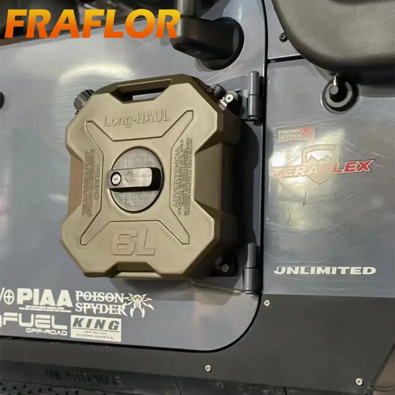 7,5 l Tür montierter Ersatz kraftstoff tank für Wrangler JK JL