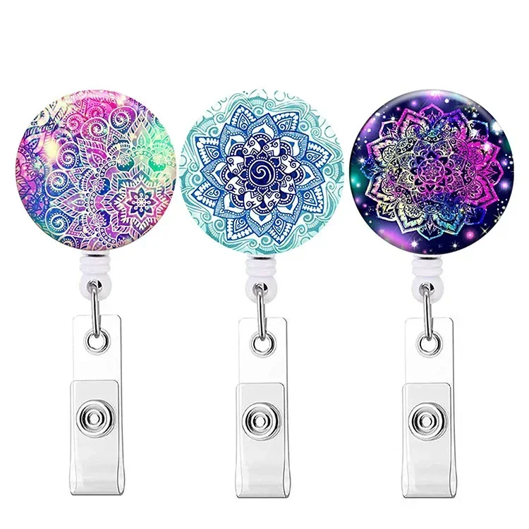 1pc Plastic Retractable Badge Reel For Name Badge Holder Staff Work Card Clip Chest Pocket ID Tag Pass Card Accessories Clip badge holder retractable badge reel retractable id lanyard retractable id tag