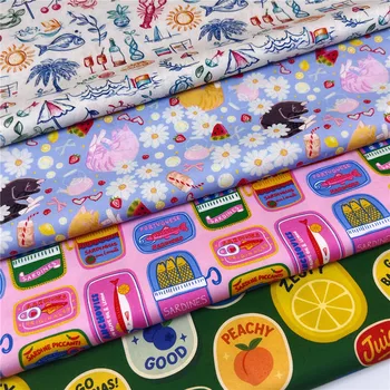 Printed Poplin Fabric 1
