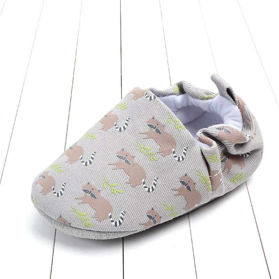 Cute Animal Baby Shoes Newborn Toddler Skin-friendly Anti-slip Soft Sole Baby Shoes Girls Babys First Pair of Walking Shoes 3
