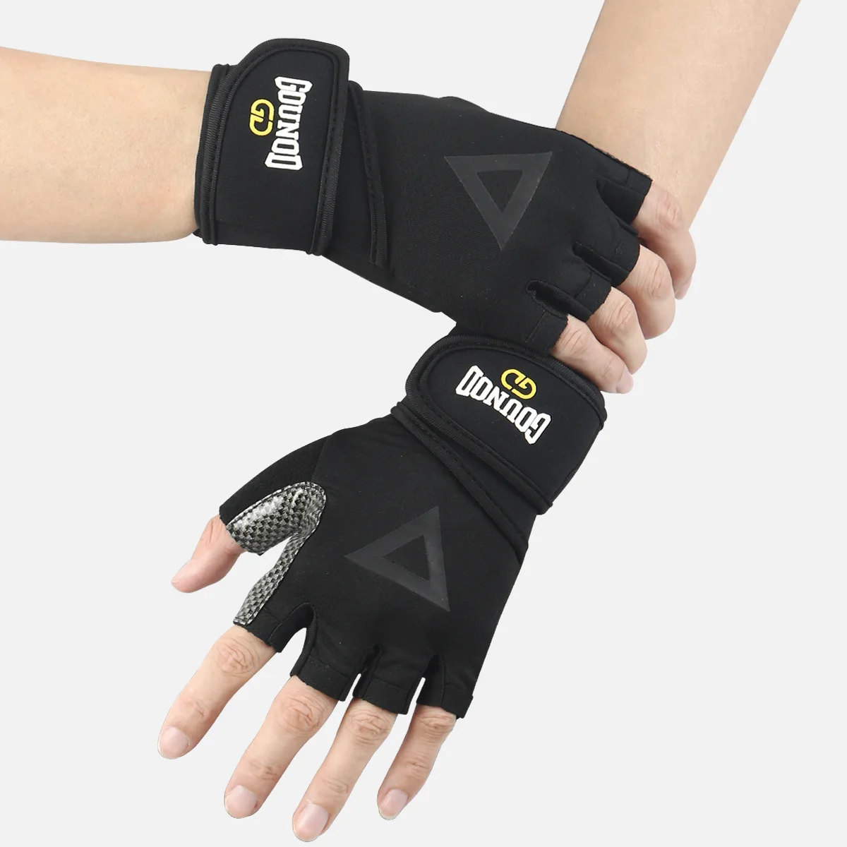 1Pair Gym Gloves Fitness Weight Lifting Gloves Body Building Training Sports Exercise Cycling Sport Workout Glove for Men Women 2