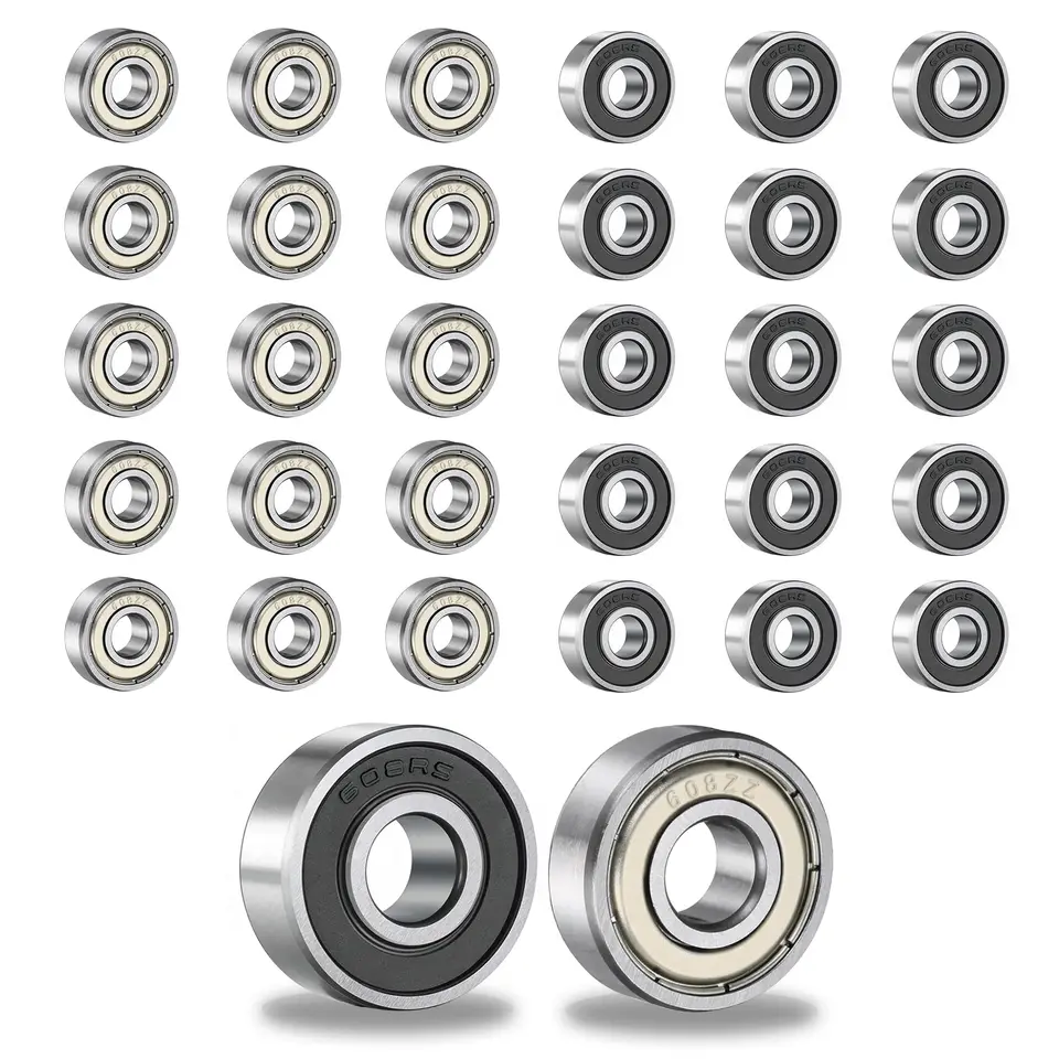 6/12/20pcs 608RS/608ZZ Bearings, Durable Carbon Steel Ball Bearings Skateboards, Longboards, Inline Skates, Roller Skates image 3
