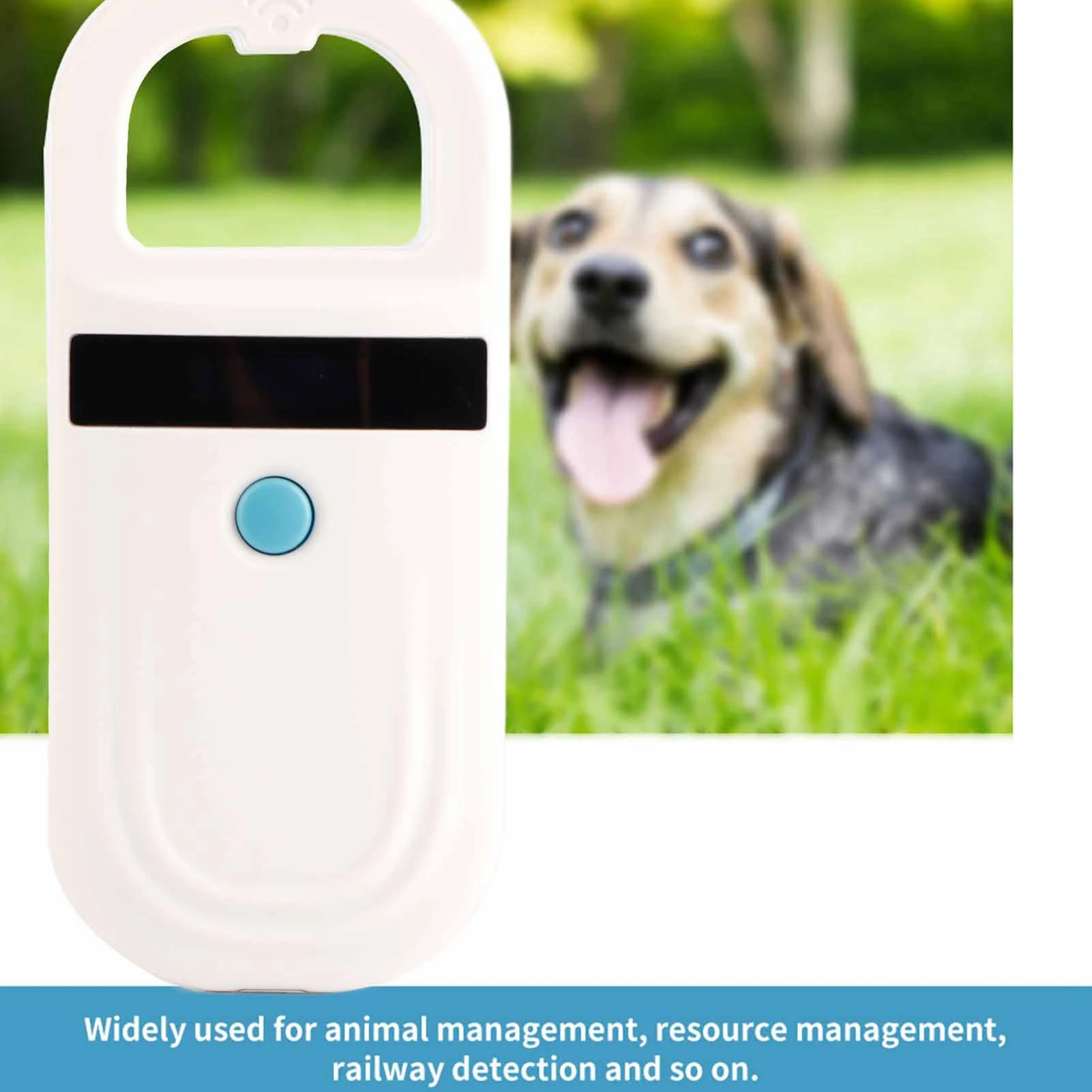 RFID Reader Animal Reader 134.2kHz 125kHz Pet ID Rechargeable Animal Microchip Scanner FDX-B Glass Chip Tag