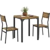 3 Piece Dining Table Set for 2, Modern Kitchen Table and Chairs, Dining Room Set for Breakfast Nook, Small Space, Apartment 1