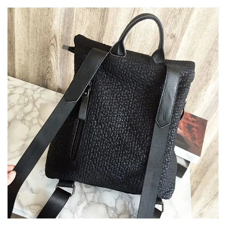 European And American Leather Anti-theft Backpack Women Fashion Hot Diamond Backpack Leisure Versatile Large-capacity Schoolbag
