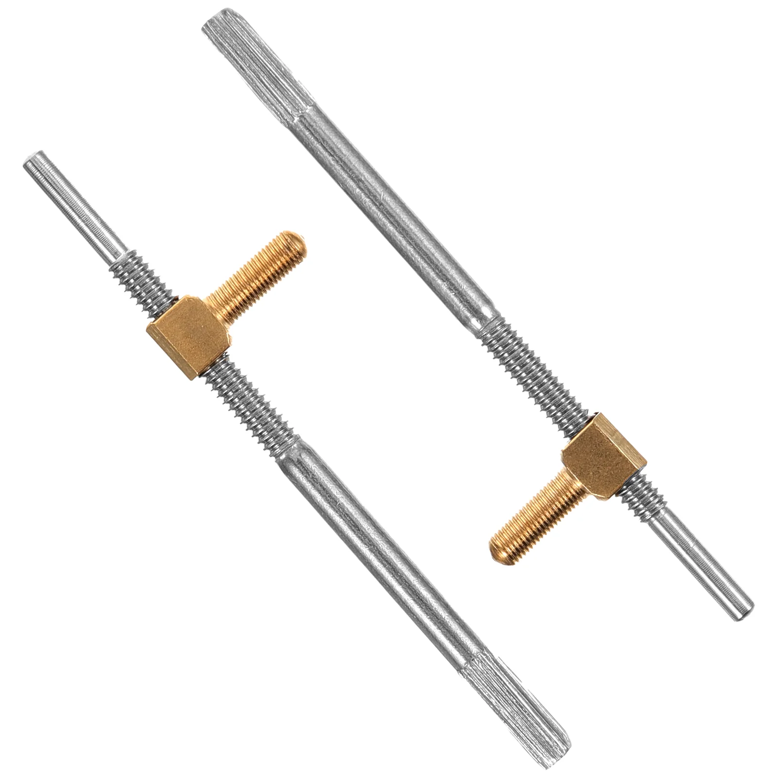 

2 Pcs Violin Screw Rod Tool Bow Frog Cello Bow Fittings Parts Metal Frog Professional