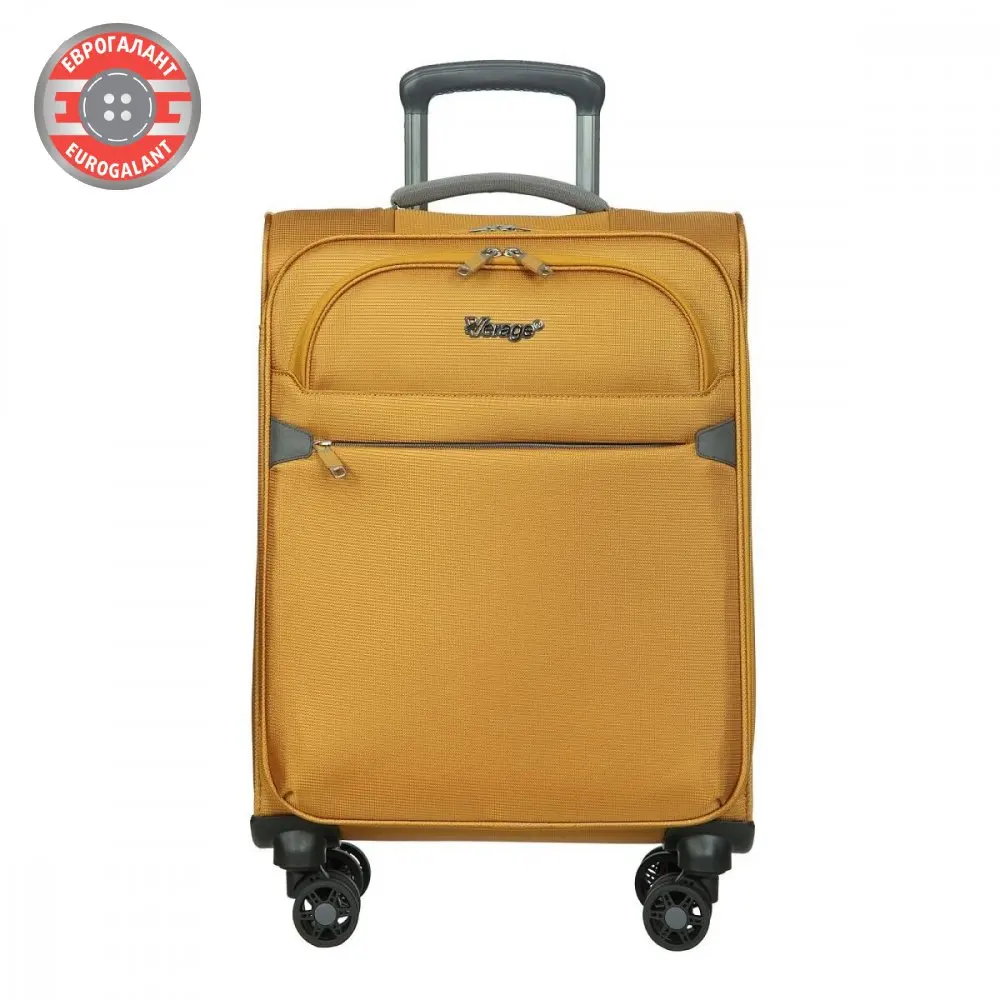 Suitcase retail gm18100w18.5 fabric case with expander ultra light double silent wheels durable | Багаж и сумки