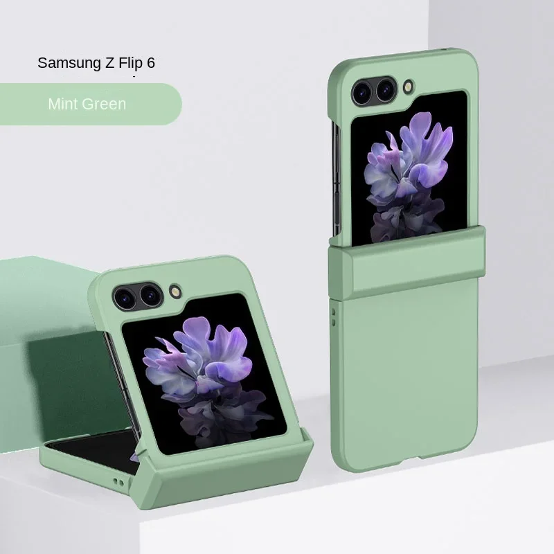 Skin Feel Hard Shell Shockproof Phone Case with Hinge Protection