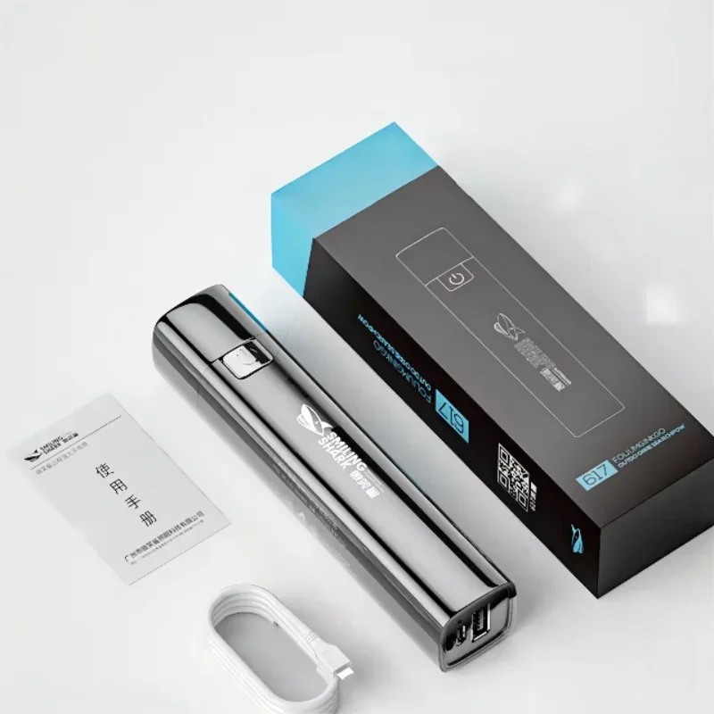 USB 충전식 미니 휴대용 LED 손전등, 초강력 조명, 가정용 장거리 야외 조명, 보물 충전