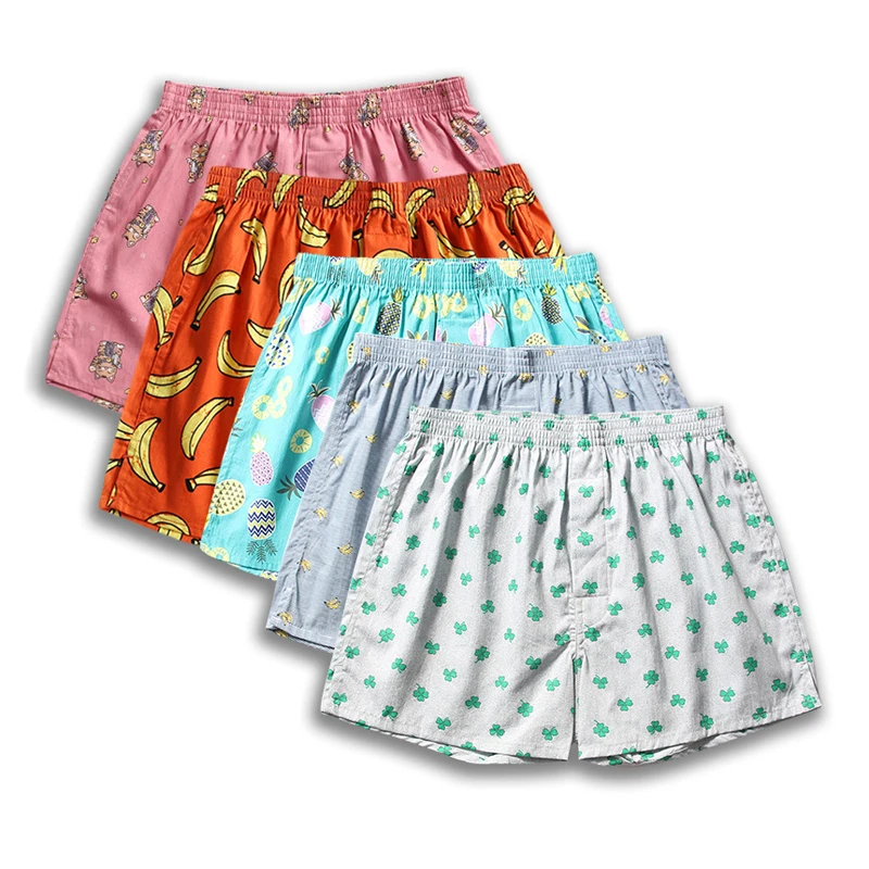 

Summer thin sexy woven pure cotton sleep shorts men pajama pants sexy fashion sleep bottoms loose sleepwear Arrow pants Y