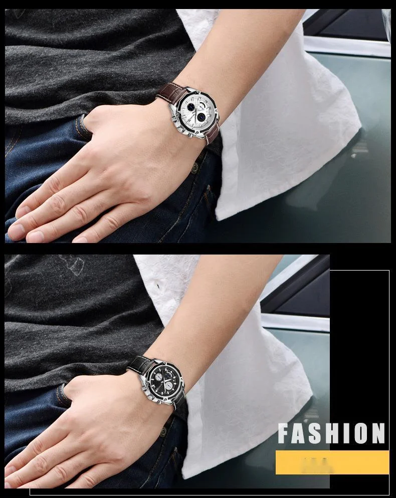 Men's Quartz Watch Multifunctional Sports Chronograph For Men_voghion.com