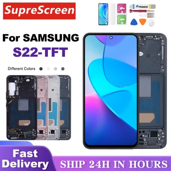 Display Per Samsung Galaxy S22 5G S901B S901U S901W S901N S901E Display LCD Touch Assemblea Dello Schermo Digitale Per S22 Display