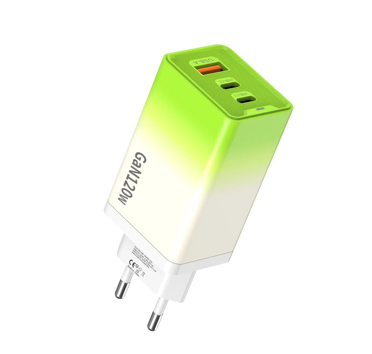 Fast GaN Charger 120W USB C High Speed Charging Type C PD Mobile Phone Wall Travel Adapter for IPhone 16 Pro Huawei Xiaomi 15