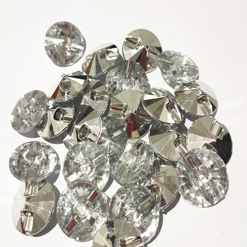 50/100 Pcs Add Sparkle to Your Home Decor with Crystal Sofa Soft Bag Decorative Buttons 4