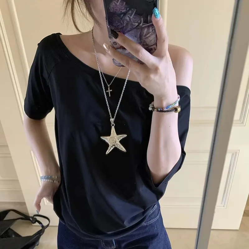 ตัวเลือกสินค้า เสื้อยืดผู้หญิง Y2K สไตล์ Streetwear สีสันสดใส
