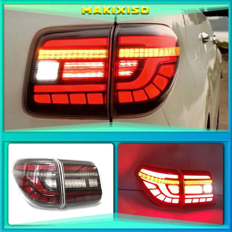Car Led Tail Light Taillight For Nissan Patrol Y62 2008 2019 Rear Running Light + Brake Lamp