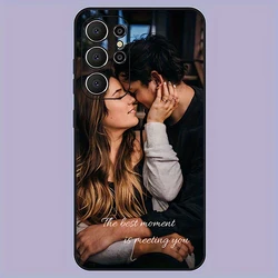 Personalized DIY Photo Soft Phone Case - Customizable Back Cover - Galaxy S20 FE 5G (Black)