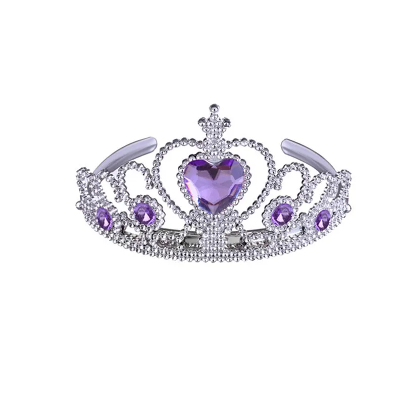Girls princess crown hair accessories tiara hoop headband for kids party