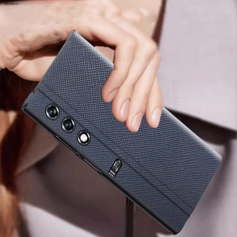 Cases For Huawei Honor V Purse 5G Cross Leather Shockproof Phone Case For Honor V Purse Full Protective Flip Cover For VCA-AN00