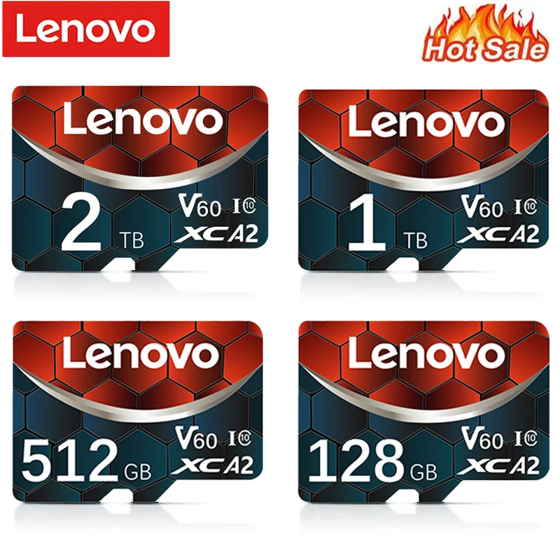Micro SD Card Lenovo Micro TF SD Cards 512GB 256GB SD Memory Card Class 10 High Speed 128GB 512GB A2 U3 4K HD TF Flash Card Phone/Camera