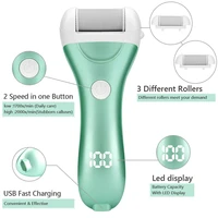 Mi Electric Pedicure Foot File USB Rechargeable Power Display ,3pcs Grinding Exfoliator Replacement Heads For Heel Callus Remove 2