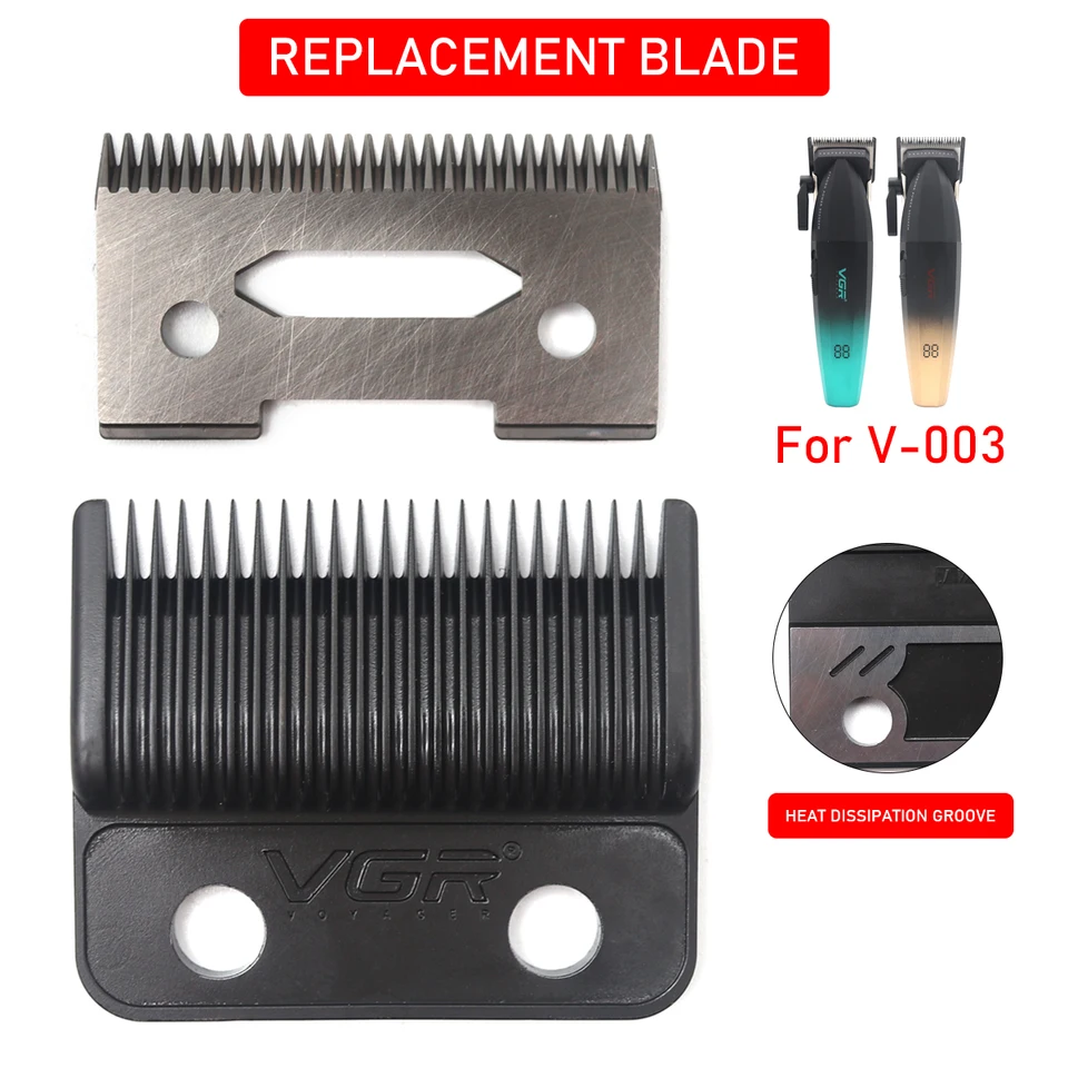 VGR V-003 バリカン セラミック刃 VGR V-003 DLC Blade Hair Clipper Blade Trimmer Replacement