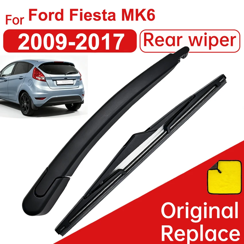 Durable 12 Rear Windshield Wiper Arm & Blade Set - ABS Metal Auto Parts
