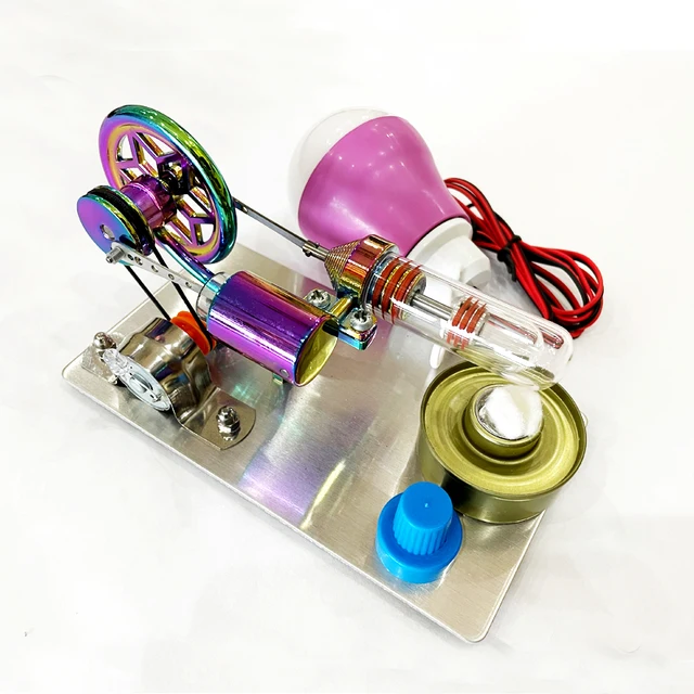 Stirling Engine Model Generator Steam Engine Physics Experiment Science Toy 5