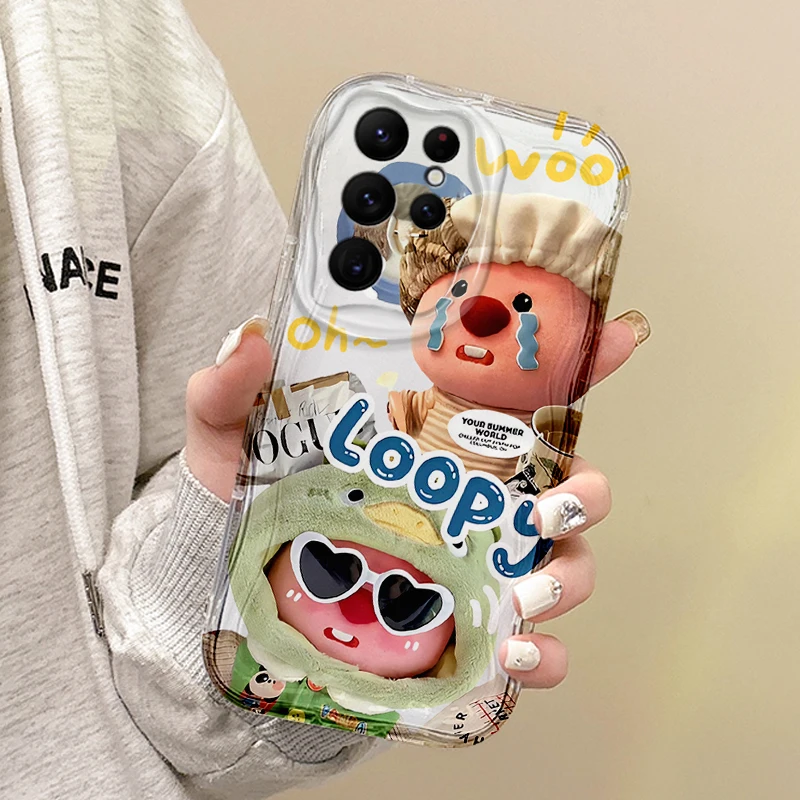 Adorable L-Loopy Cartoon ShockProof TPU Phone Case - Durable Back Cover