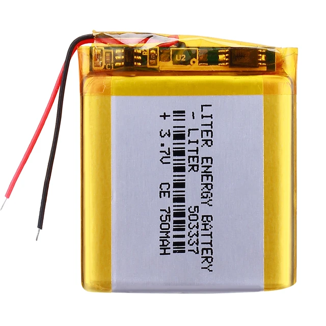 3.7v 750mah 503337 503540 Liter Energy Battery Polymer Lithium Ion / Li-ion  Battery For Mp3 Mp4 Smart Watch Speaker Power Bank - Rechargeable Batteries  - AliExpress