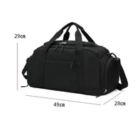 Separate Wet Dry Luggage Bag with Independent Shoe Compartment Travel Duffel Handbag Training Fitness Sports Gym Yoga Bag 2