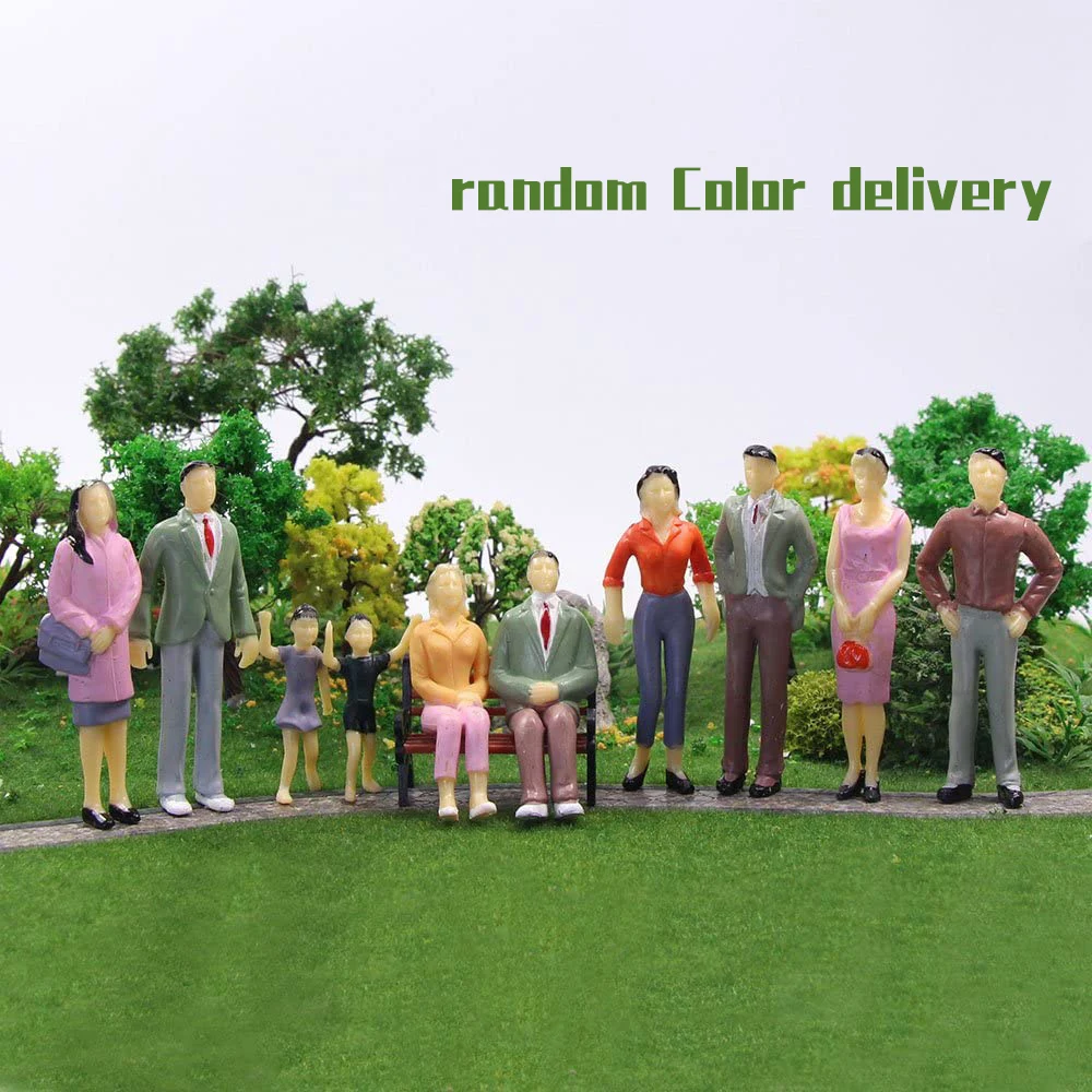 

1:25 G Scale Model Sitting Figures Standing People Model Different Pose Person Painted Model