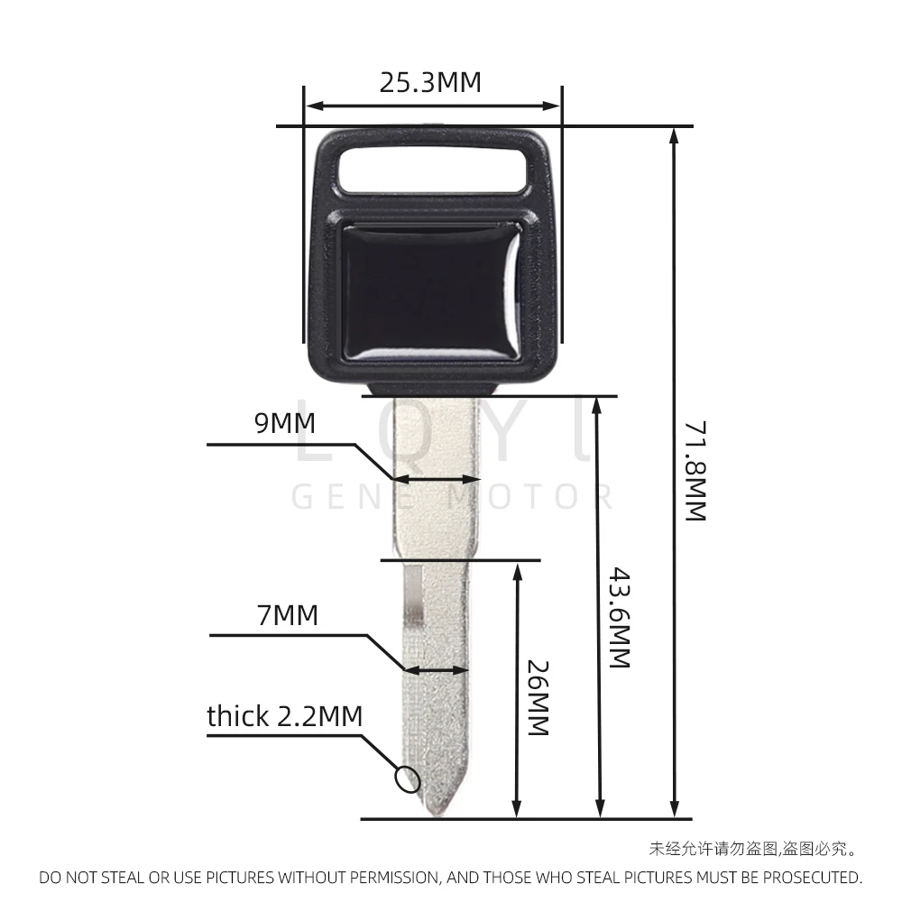 3PCS 새로운 빈 키 오토바이는 혼다 CBR250RR CBR400 CBR250 NC14 NC17 NC19 NC22 NC23 NC NSR250 CB-1 CB400 용 미가공 키를 대체합니다.