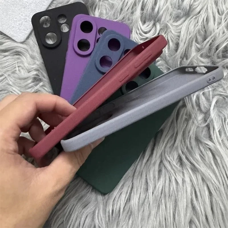 Elegant Sandstone Soft TPU Ultra-Thin Matte Phone Case
