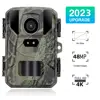 Outdoor Infrared Low Glow Arction Camera 4k 48MP Mini Trail Game Night Vision Waterproof Hunting Camera Wild Photo Trap Cam 1