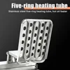Commercial Electric Deep Fryer Countertop Stainless Steel Deep Fryer w/ Temperature Control Single Large Tank French Fries 4