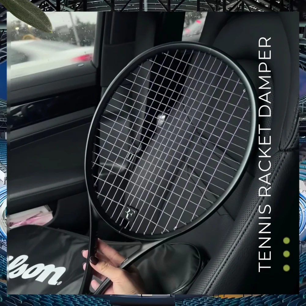 RF Tennis Racket Damper Federer F Letter Tennis Racket Shock Absorber tennis racket shock absorber
