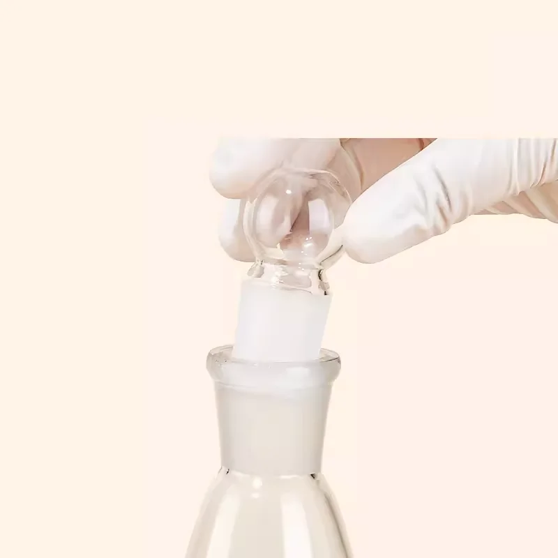 캡이 있는 유리 원뿔 플라스크, 실험실용 삼각 플라스크, Boro 3.3 유리용 삼각 플라스크 유리, 50-2000ml