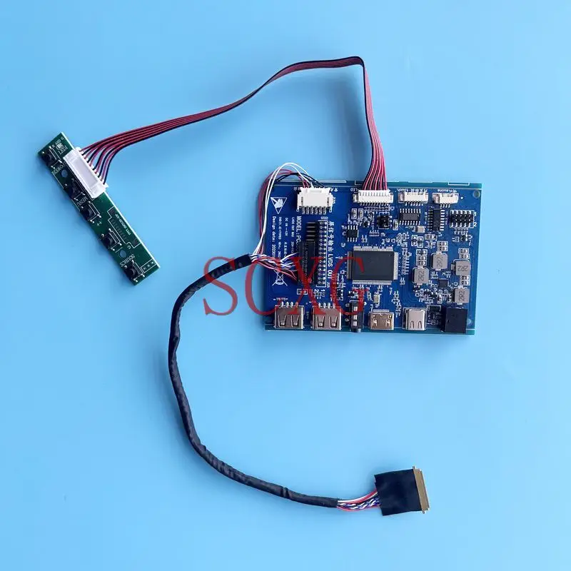 

Fit LP125WH2 ноутбук монитор 12,5 дюйма TYPE-C 2 USB Kit DIY Mini HDMI-совместимый 1366*768 40-Pin LVDS PCB 862 плата контроллера драйвера