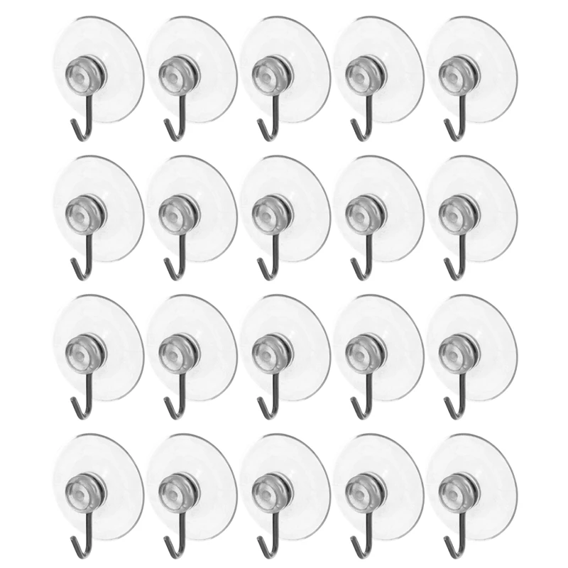 

Suction Sucker Window Hooks Clear Wire Hook 32MM ( Pack Of 20 )