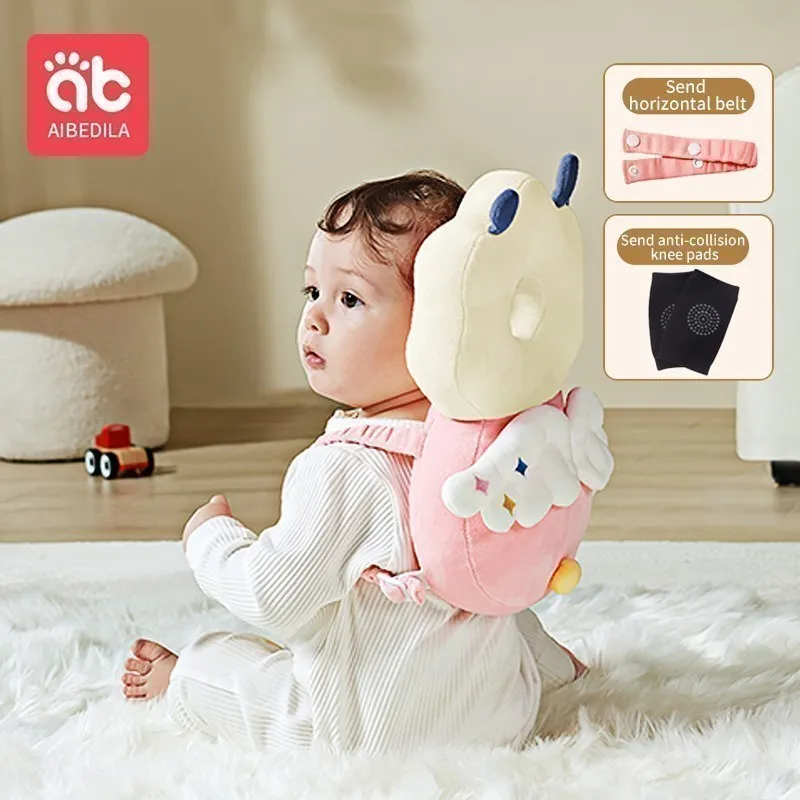 

AIBEDILA Newborn Baby Things Mother Kids Items for Babies 1-3T Toddler Baby Head Protector Cartoon Security Baby Pillows AB268