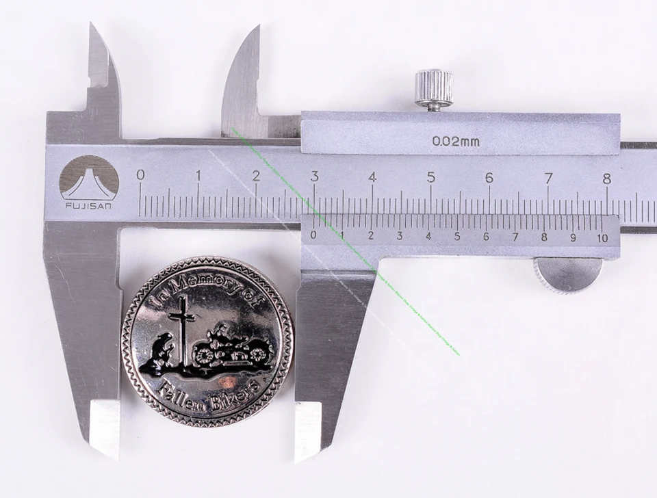 10x 30mm Silver Biker Motorcycle Conchos In Memory Of Fallen Bikers - Foto 2