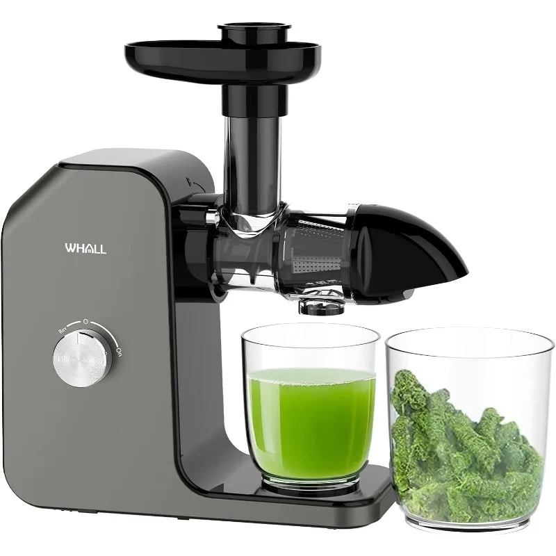 

WHALL Slow Juicer, Masticating Juicer, Celery Juicer Machines, Cold Press Juicer Machines Vegetable and Fruit, Juicers