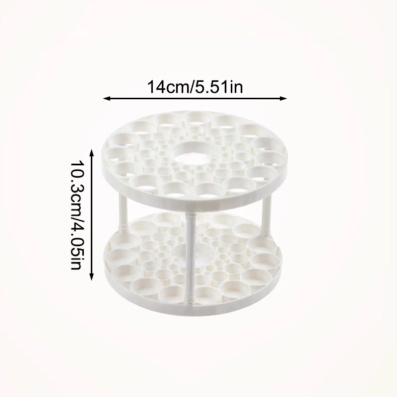 45 Hole Makeup Brush Storage Rack Brush Storage Box Detachable And Washable Circular Makeup Brush Holder Pen Holder