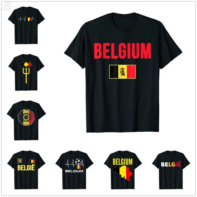 2022 Summer Belgian Flag Souvenir Distressed Belgium T-shirts For Men Women T  Shirt Hip Hop Tops Cotton Tees - AliExpress