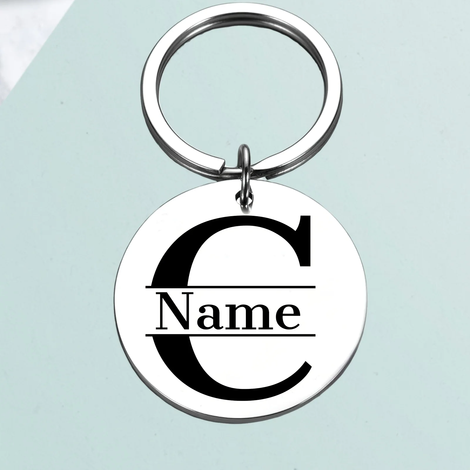 Custom Name Laser Engraved Keychain - Perfect for Graduations, Family, and Couples Gifts
