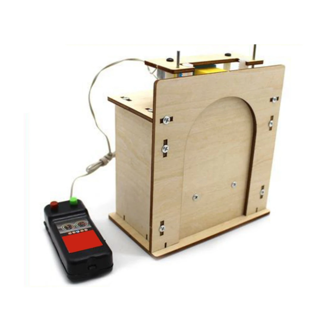 

Wooden Lift Door No. 1 Self-Made House Garage Model Electric Door Kit DIY Technology Gizmo Toy