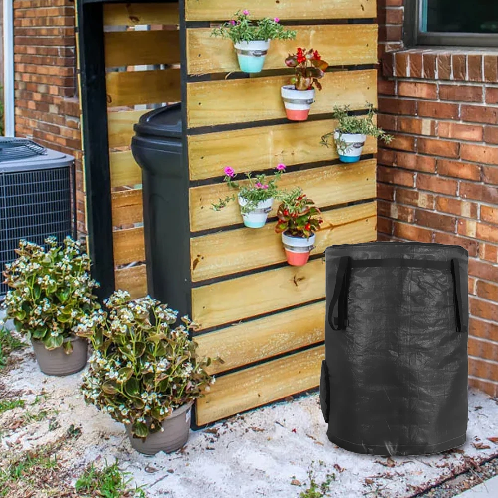 100l/120l With Handles Lid Rubbish Waterproof Storage Container Garden