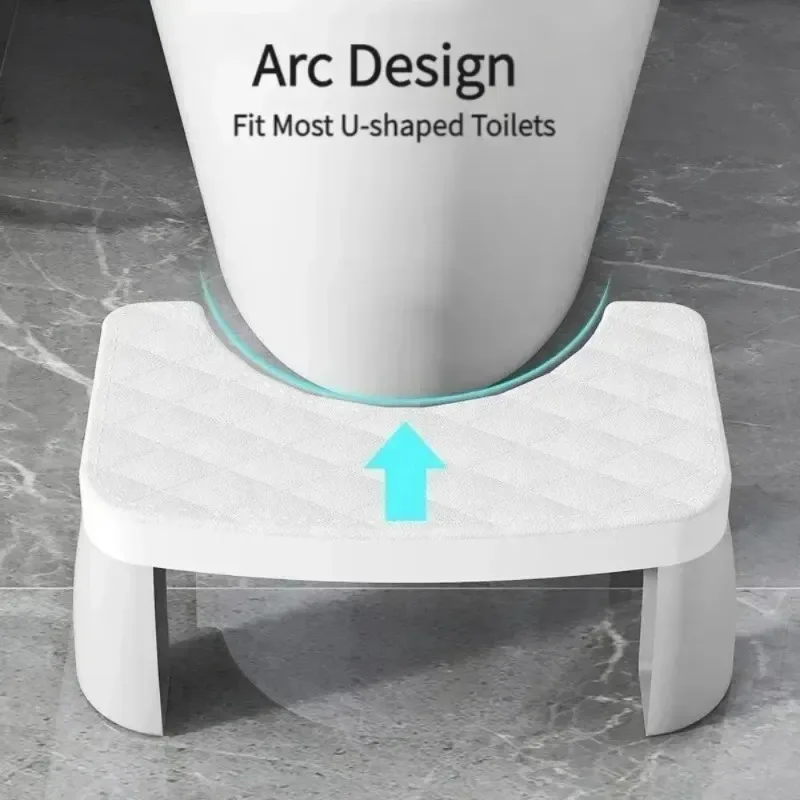 Toilet stool Home bathroom hair non-slip foot stool office plastic foot child pregnant woman artifact toilet seat stool