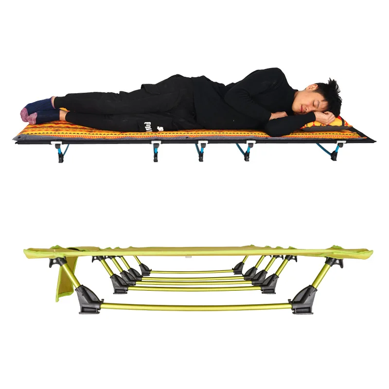 Portable folding bed folding camping bed outdoor camping folding cots